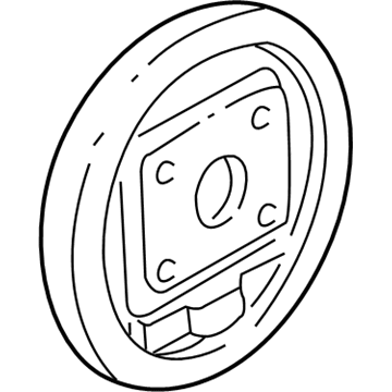 Chevy Colorado Brake Backing Plate - 88967084