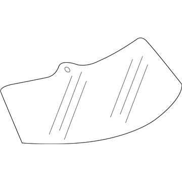 GM 84815490 Lift Gate Glass, Rear GM 84815490 Lift Gate Glass, Rear