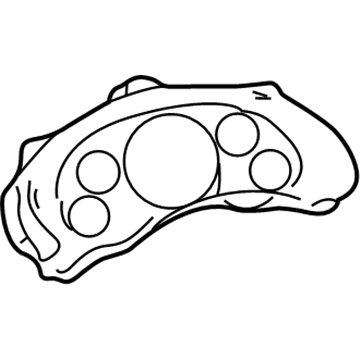 Oldsmobile Speedometer - 15105624