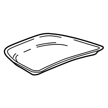 GM 84401327 Storage Tray Mat, Jet Black