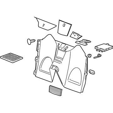 Saturn 25823484 Partition Panel