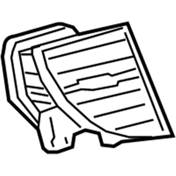 GM 39017311 Air Vent Grille, Jet Black, Center Driver Side GM 39017311 Air Vent Grille, Jet Black, Center Driver Side