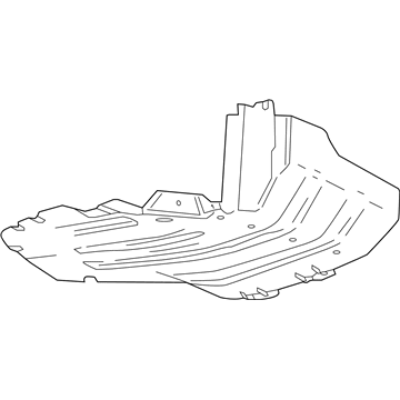 Chevy Underbody Splash Shield - 39052124