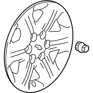 2011 Chevy Traverse Wheel Cover - 9597564