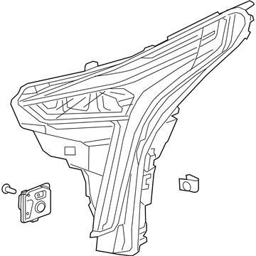 2020 Cadillac CT6 Headlight - 84718734