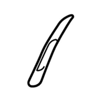 Saturn 22715539 Seat Belt Guide