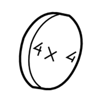 GMC C2500 Wheel Cover - 15548239