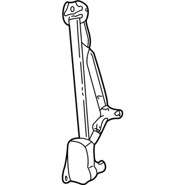 2000 GMC K2500 Seat Belt - 12388100