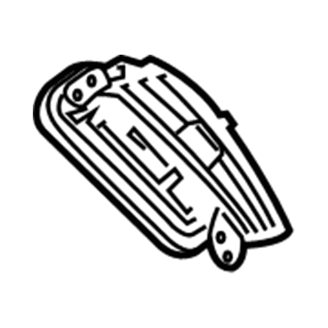 GM 84114174 Air Vent Grille, Driver Side GM 84114174 Air Vent Grille, Driver Side