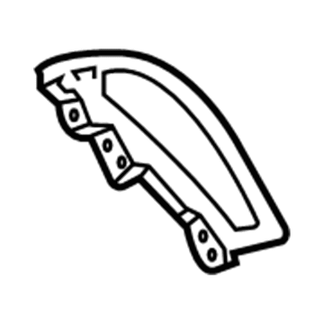 GM 84709299 Applique, Galvano Silver, Passenger Side GM 84709299 Applique, Galvano Silver, Passenger Side