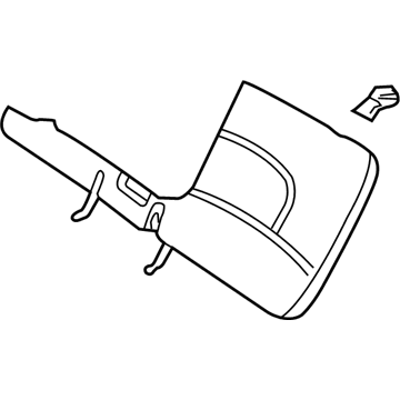 2002 Buick LeSabre Seat Cushion Pad - 88895752