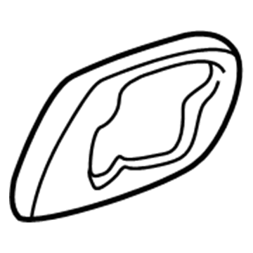 GM 15708080 Handle Bezel, Passenger Side