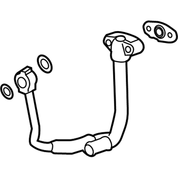 Cadillac CTS Coolant Pipe - 12667301