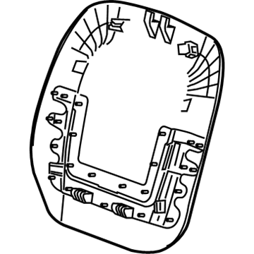 Buick 20982463 Seat Back Panel