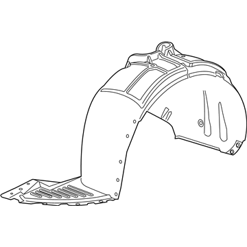 Cadillac XTS Fender Splash Shield - 84470037