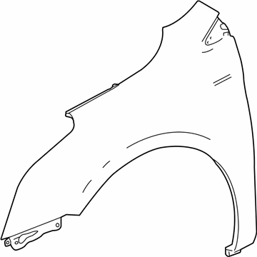 GM 84399916 Fender, Front Passenger Side