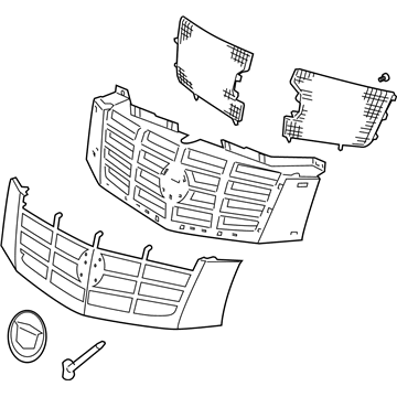 Cadillac 19260452 Grille Assembly