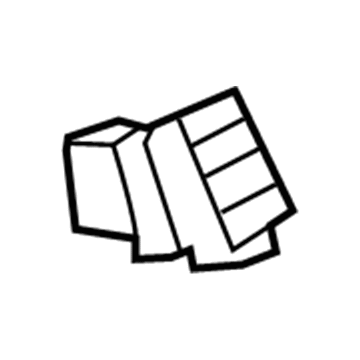 GM 25824858 Side Outlet, Driver Side