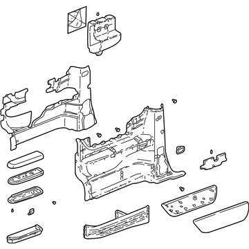 Pontiac 10259966 Side Trim Panel