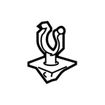 GM 13294094 Glove Box Door Holder, Black GM 13294094 Glove Box Door Holder, Black