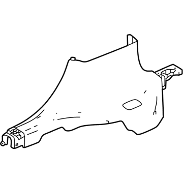 GM 42837535 Lower Center Pillar Trim, Inner Driver Side GM 42837535 Lower Center Pillar Trim, Inner Driver Side