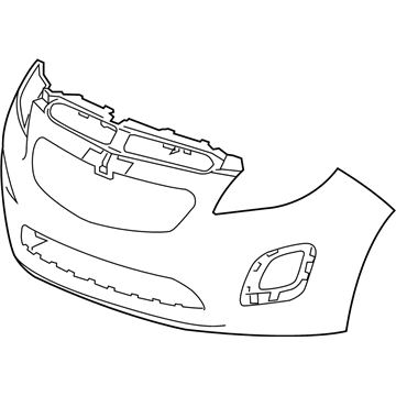 Chevy Spark EV Bumper - 95489520