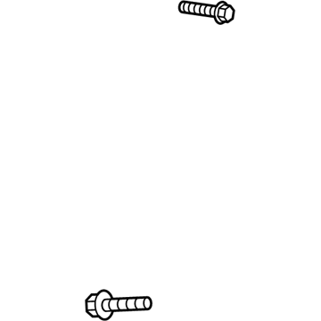 Cadillac 11610908 Trailing Arm Bolt