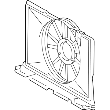 Pontiac Vibe Fan Shroud - 88975763