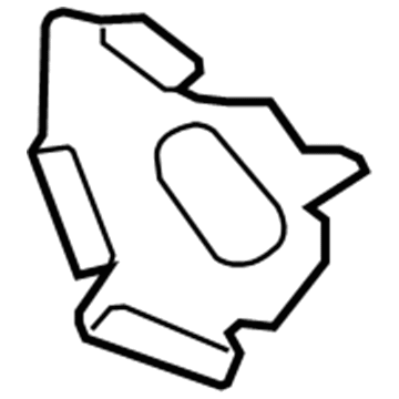 GM 10353557 Lower Support, Rear Driver Side