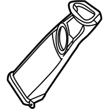 Cadillac 25725550 Rear Duct