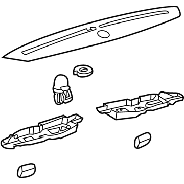 Cadillac 15888710 Defroster Grille