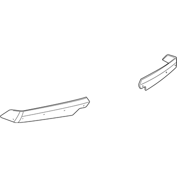 GM 84339357 Spoiler End, Rear, Carbon