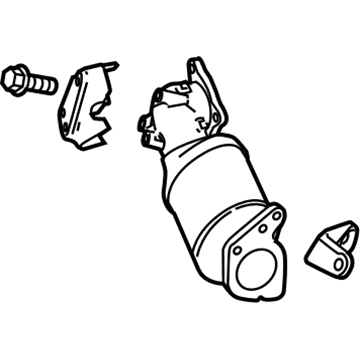 2014 Cadillac XTS Catalytic Converter - 12657322