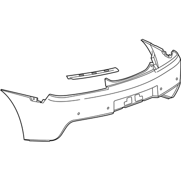 Chevy 23164146 Bumper Cover