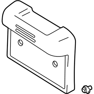 Chevy 91175259 License Panel