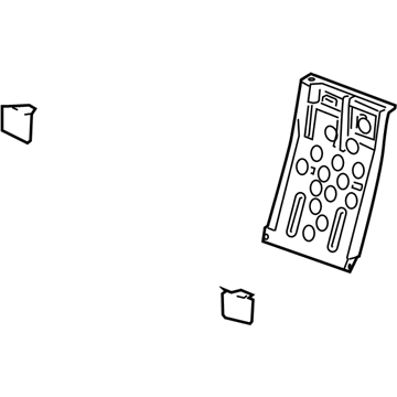 Pontiac 15223430 Seat Back Panel