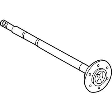 Hummer H3T Axle Shaft - 15840082