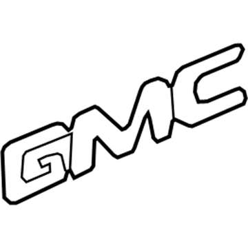 GMC 84674406 Nameplate