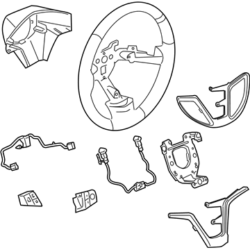 GM 25896556 Steering Wheel
