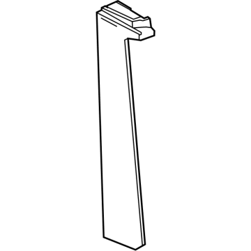 GM 84524323 Applique, Black, Rear Driver Side GM 84524323 Applique, Black, Rear Driver Side