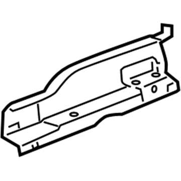 GM 15834457 Rail Extension, Rear Inner Passenger Side GM 15834457 Rail Extension, Rear Inner Passenger Side
