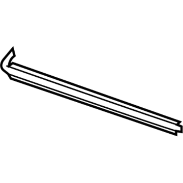 GM 15881428 Sealing Strip, Rear Driver Side