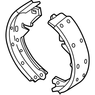 Pontiac Brake Shoe - 19152644
