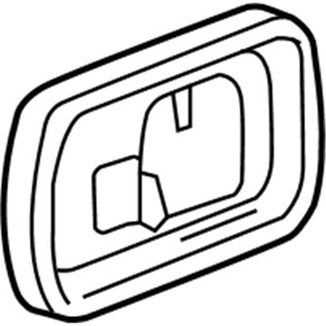 GM 22895345 Handle Bezel, Passenger Side