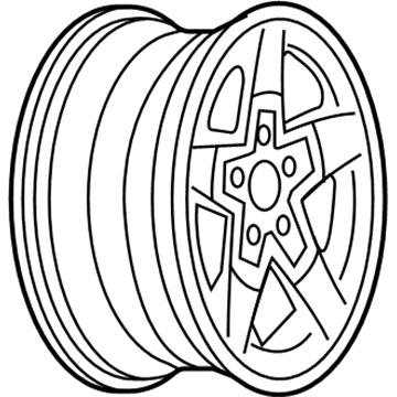 Chevy Blazer Spare Wheel - 9593758