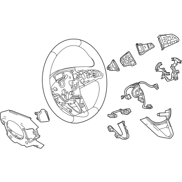 Cadillac CT4 Steering Wheel - 84756021