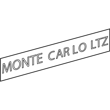 2006 Chevy Monte Carlo Emblem - 15885700