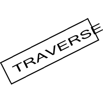 Chevy Traverse Emblem - 25848463