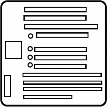 Chevy 20887392 Info Label