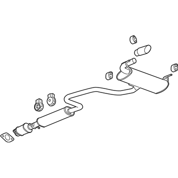 Chevy 25972366 Muffler & Pipe